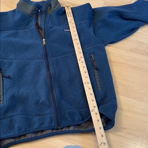 Vintage-Patagonia Partial Eclipse full zip fleece jacket-Blue-Unisex-M-USA - Picture 4 of 5